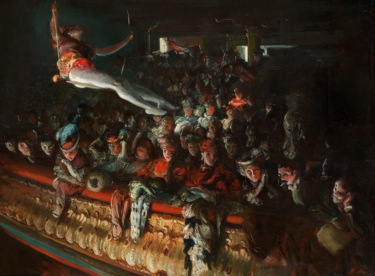 The Hippodrome, London av Everett Shinn