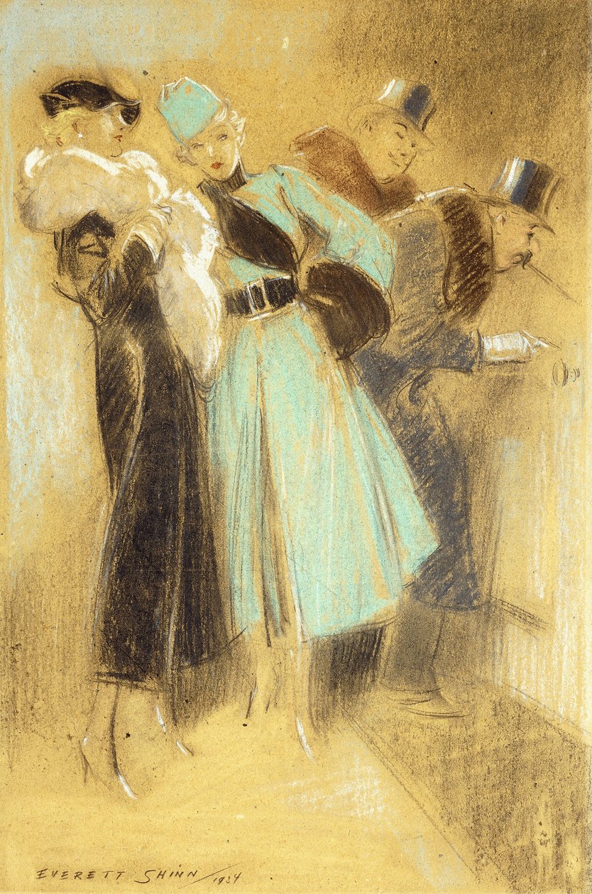 Om värsta tänkbara händer tittar vi på hans etsningar av Everett Shinn