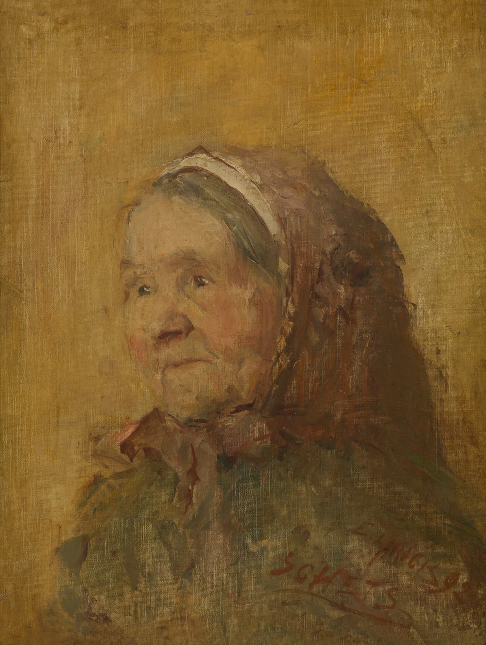 Oude vrouw av Evert Larock