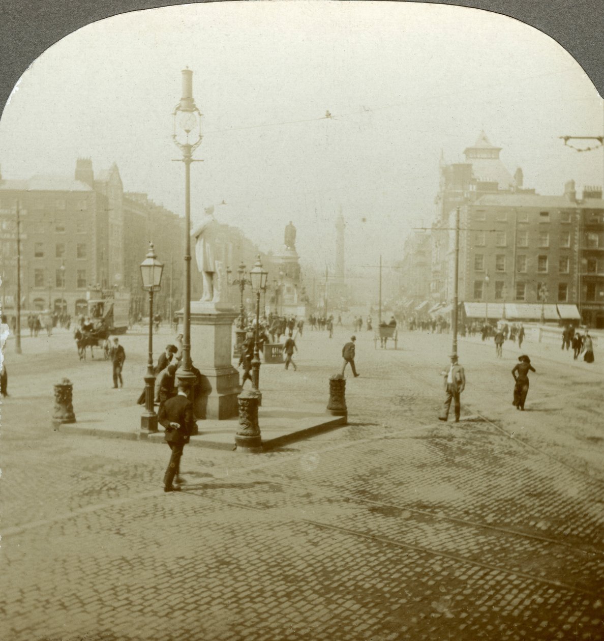 Sackville Street, Dublin, Irland. av Excelsior Stereoscopic Tours