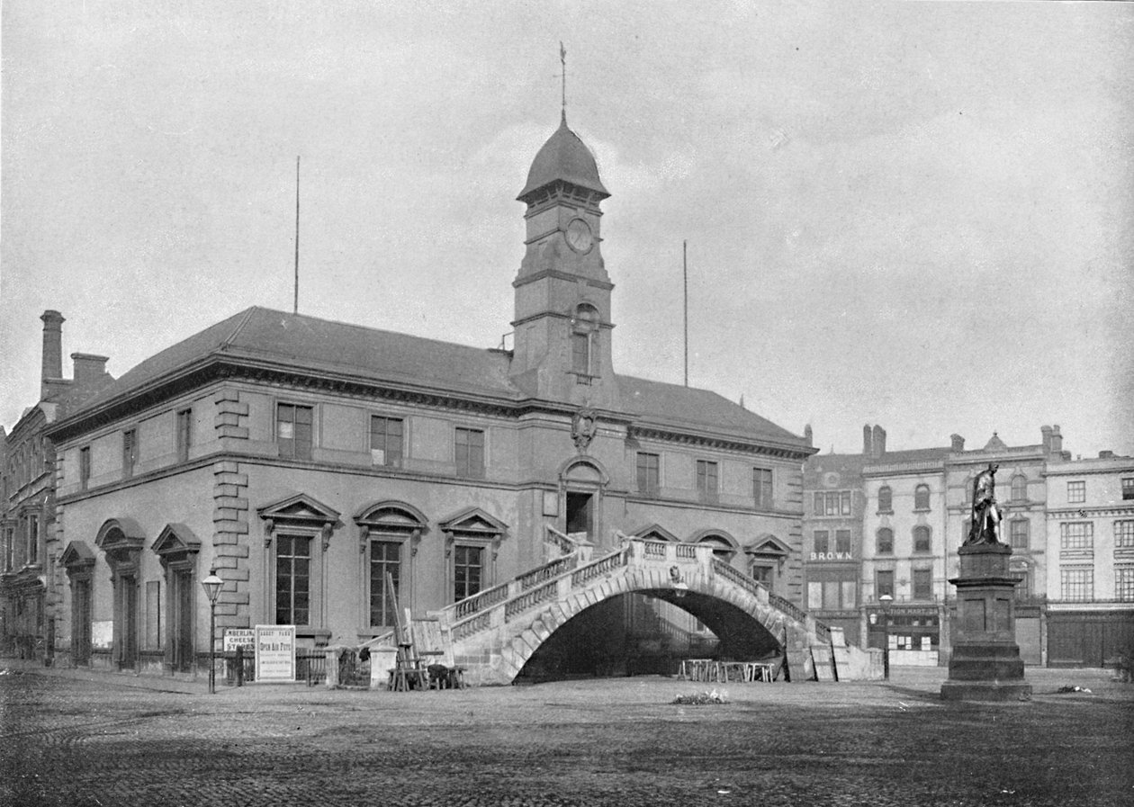 Corn Exchange, Leicester, c1896 av Eyre and Spottiswoode