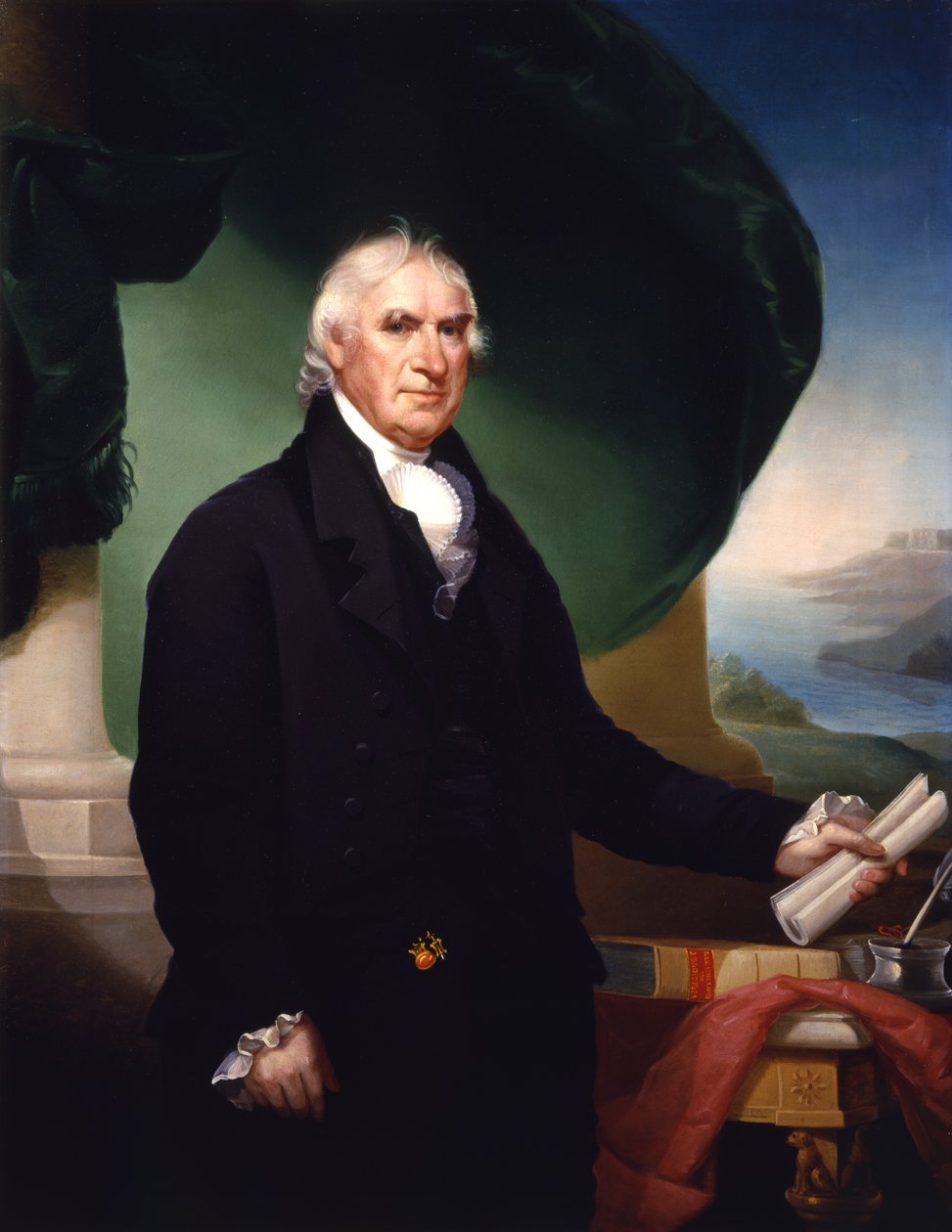 Guvernör George Clinton, 1814 av Ezra Ames