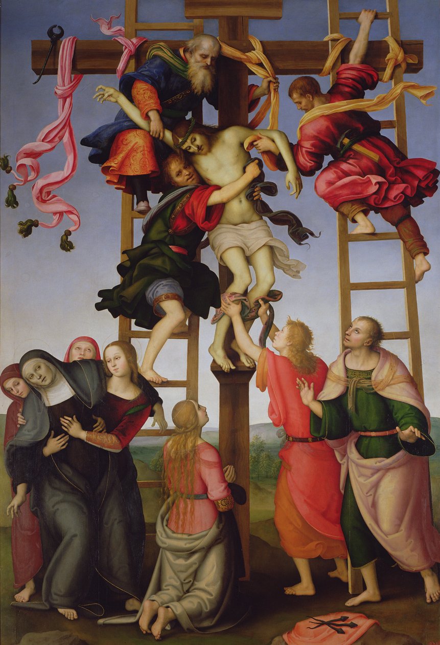 Avlägget, 1503-7 (tempera på panel) av F. and P.Perugino Lippi