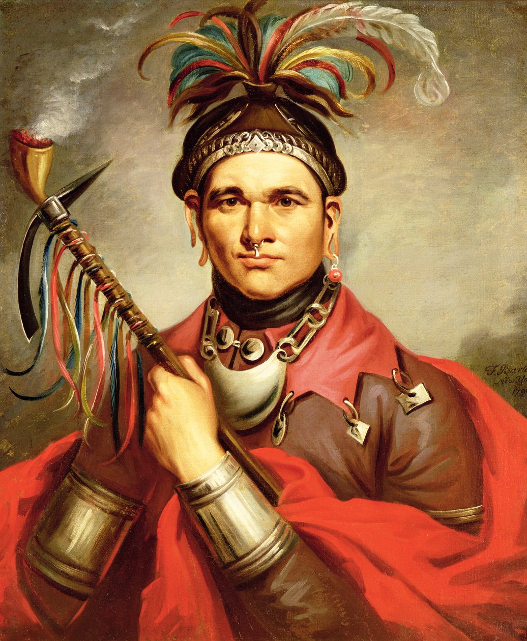 Porträtt av Ki-on-twog-ky, 1796 av F. Bartoli