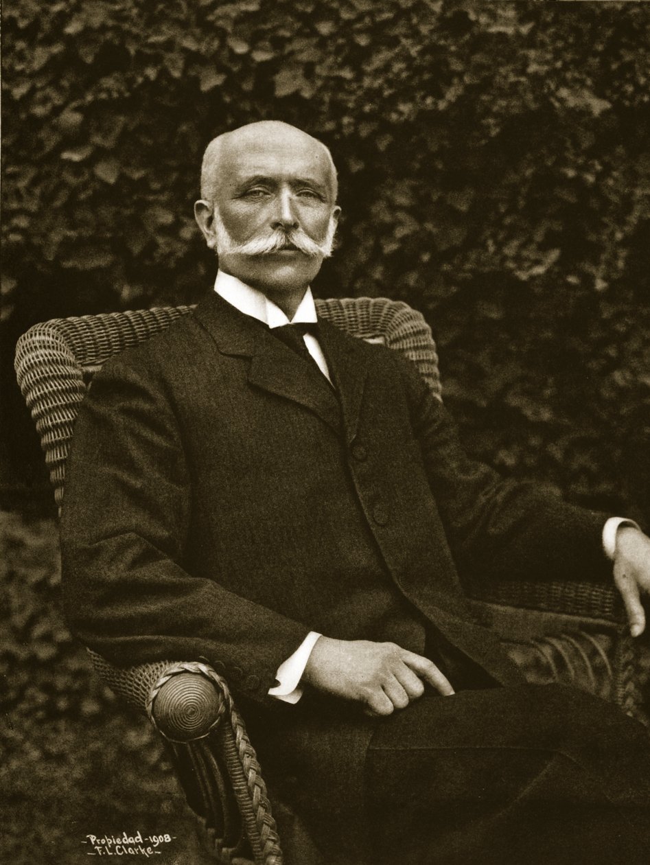 Don Jose Yves Limantour, 1908 (bw-foto) av F. L. Clarke