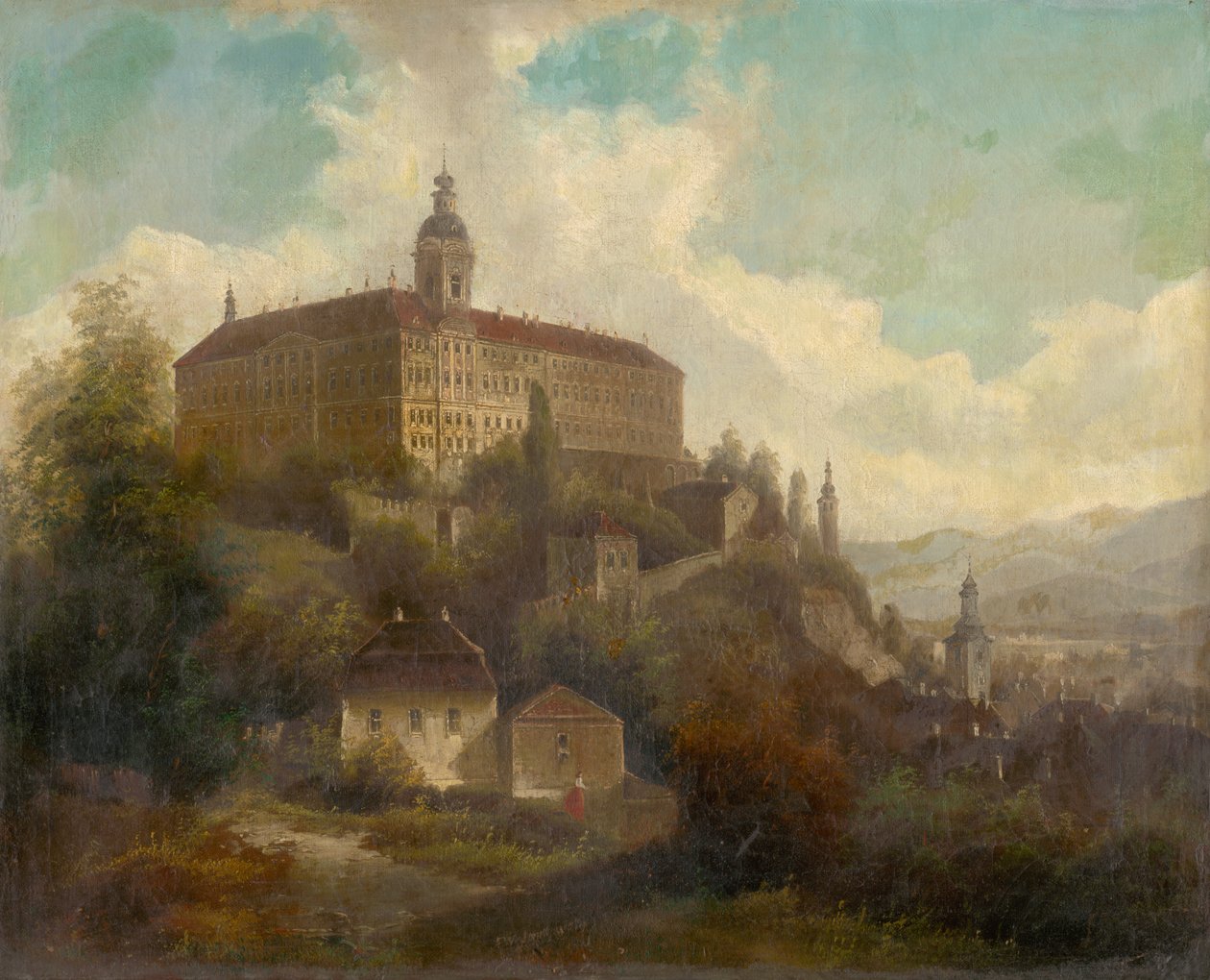 Landscape with a Castle av F. W. Jankovský