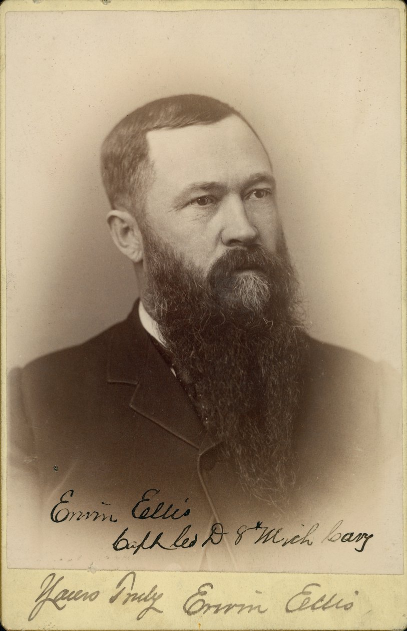 Erwin Ellis, Captain, Company D, 8th Michigan Cavalry (Union). av F.D. Guild