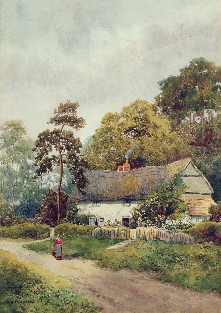 En lantlig stuga av F.H. Tyndale