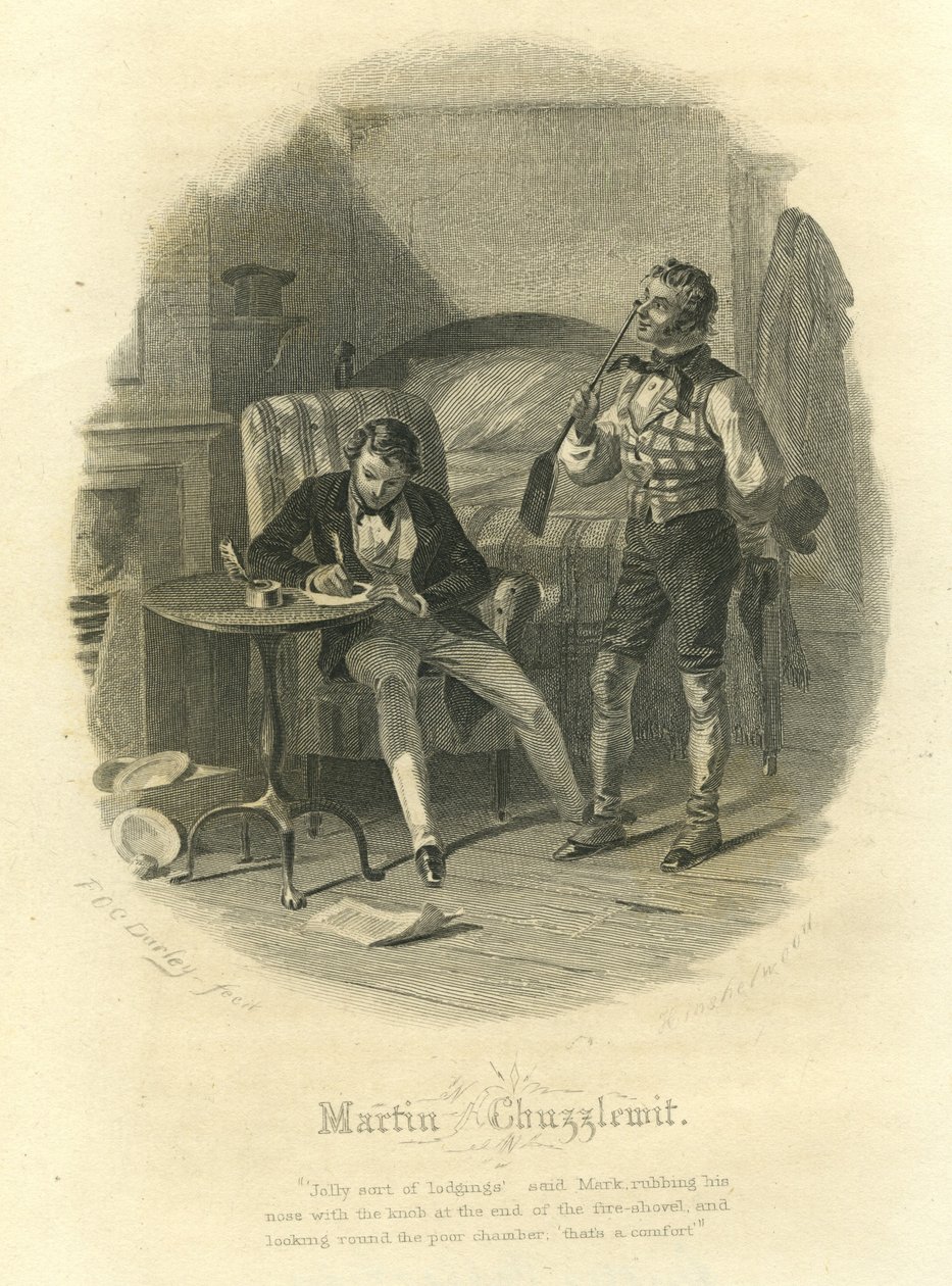 Martin Chuzzlewit: Mark Tapley och Martin Chuzzlewit av F.O.C. and McRae, C. John Darley
