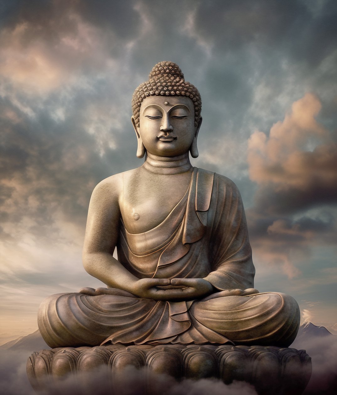 Buddha inramad duk väggkonst dekor, väggkonst för vardagsrum  sovrum av F. Abderrahim