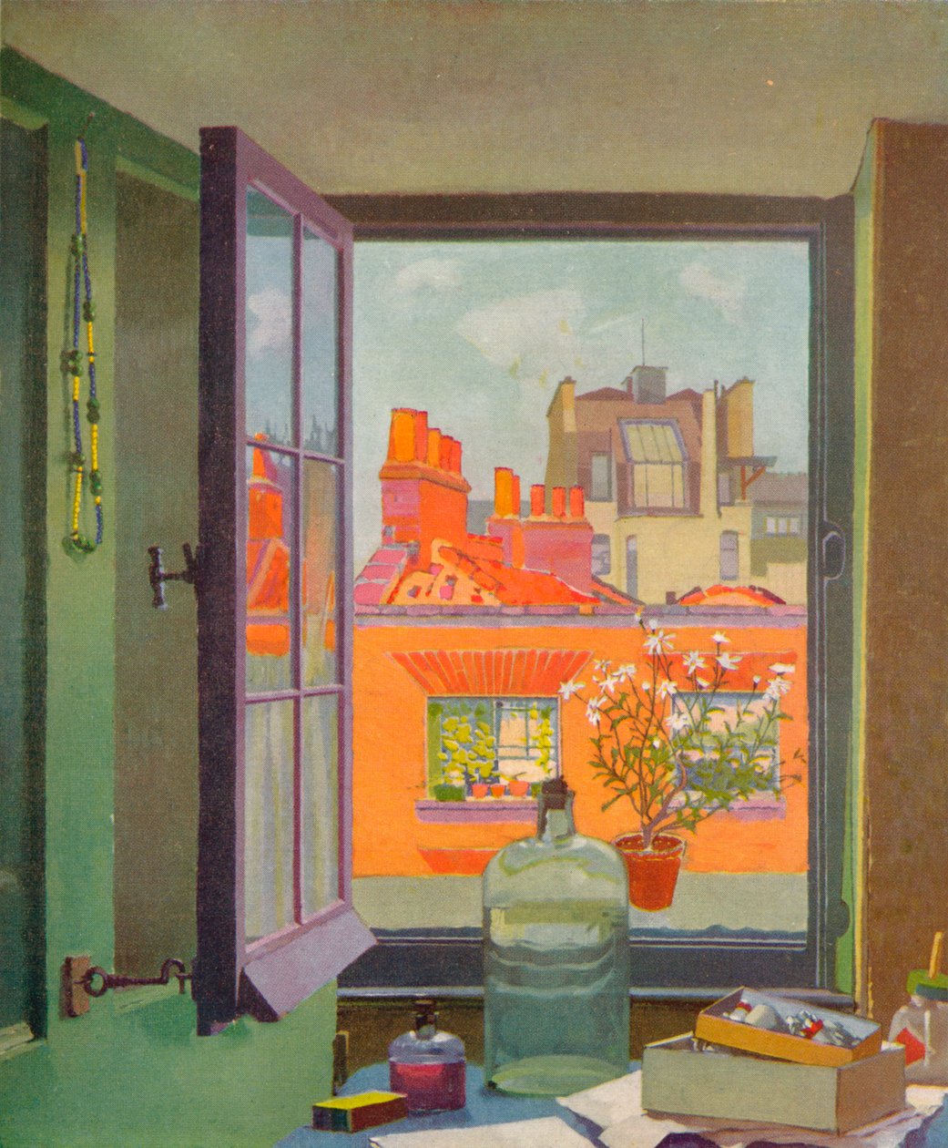 Ett fönster i Warren Street, c1922 av F. Gregory Brown