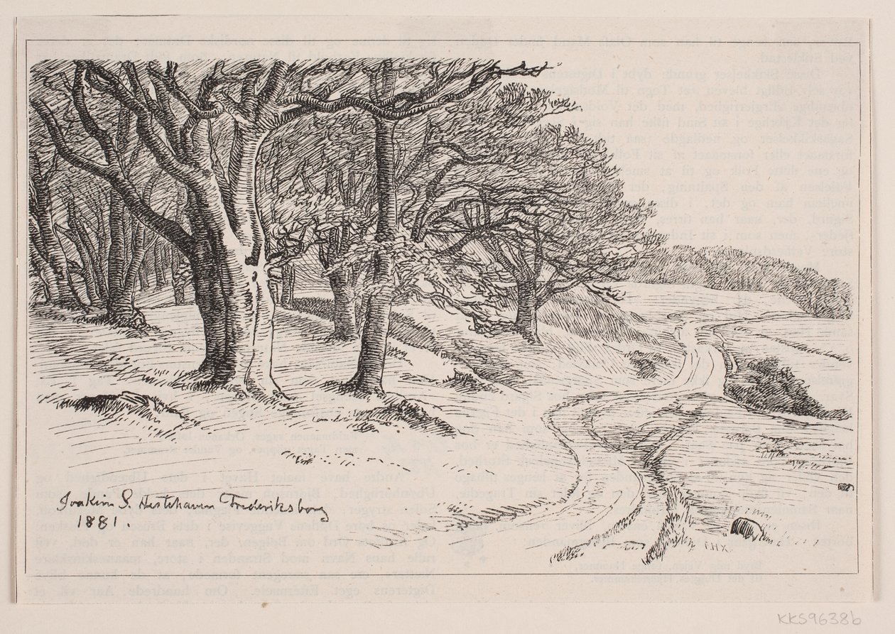 Från Hestehaven, Frederiksborg av F. Hendriksen