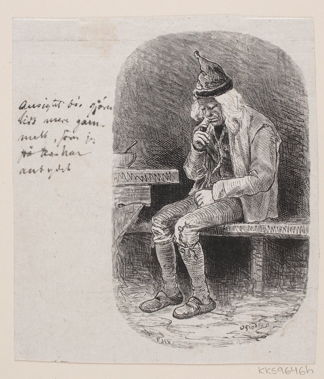 Illustration för "Den sjunde fadern i huset" av F. Hendriksen