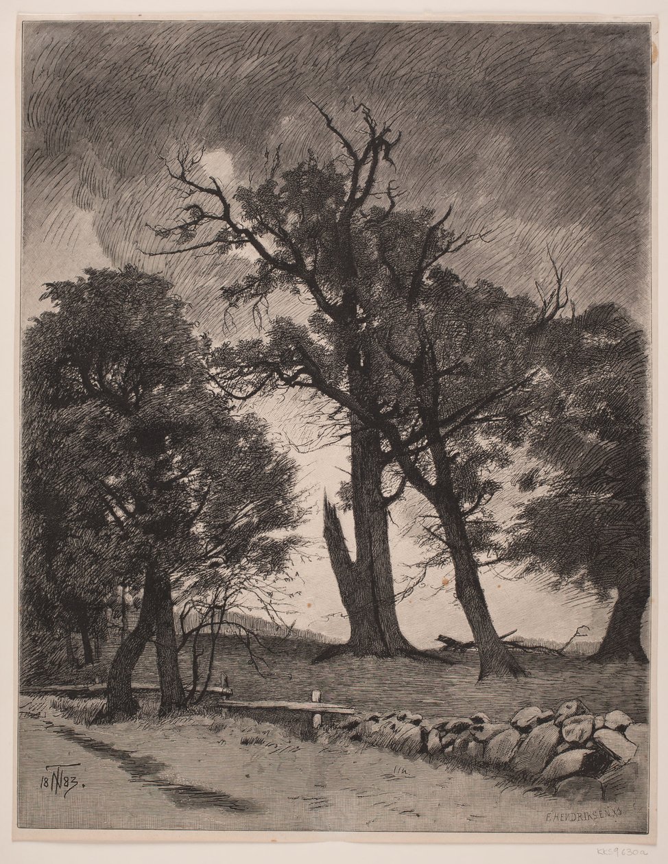 "oktober" av F. Hendriksen