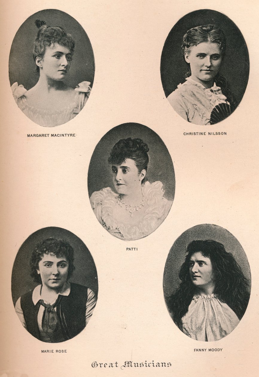Stora musiker - Tavla XII, c1890, 1895 av F. Jenkins Heliog