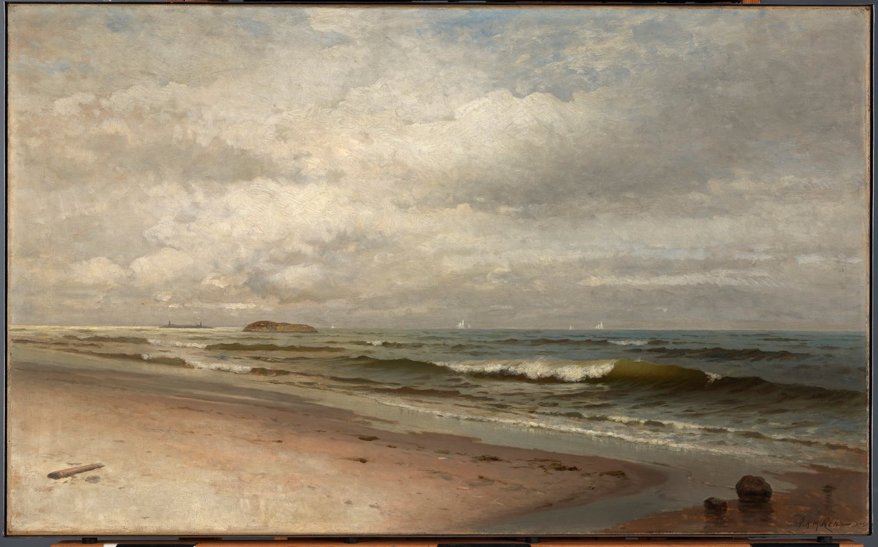 Stranden vid Bass Rocks, Gloucester, Massachusetts av F. K. M. Rehn