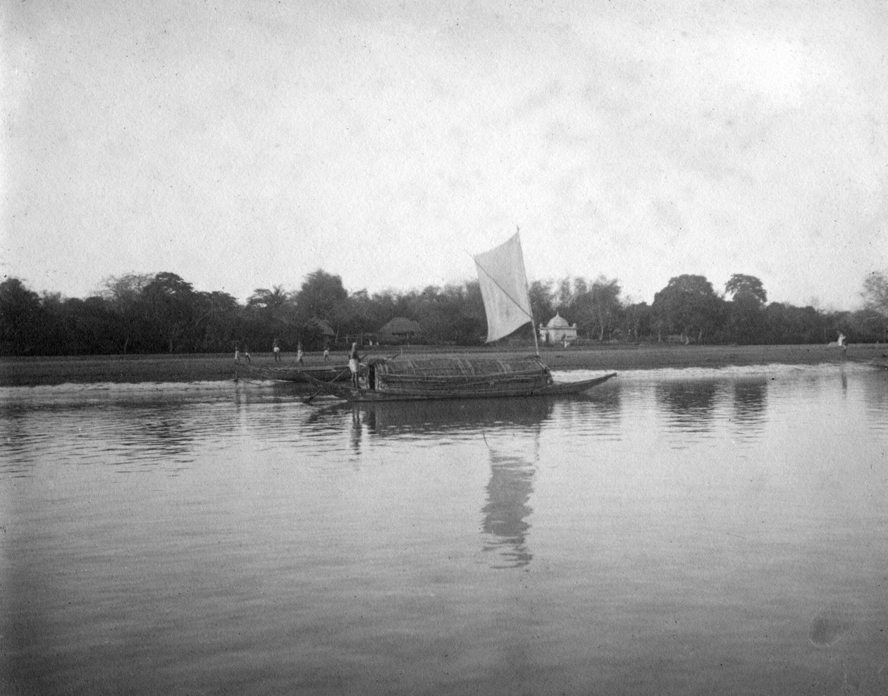Hooghly River, Alipore, Indien, 1905-1906 av F. L. Peters