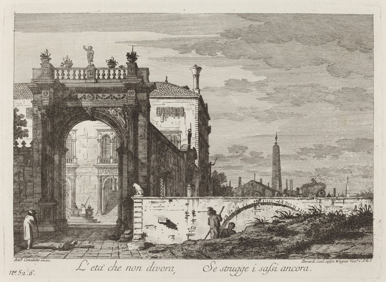 Tiden som inte slukar... av Fabio Berardi after Canaletto