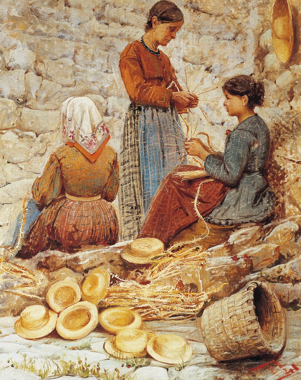 Toskanska halmflätare (Trecciaiole) av Fabio Fabbi