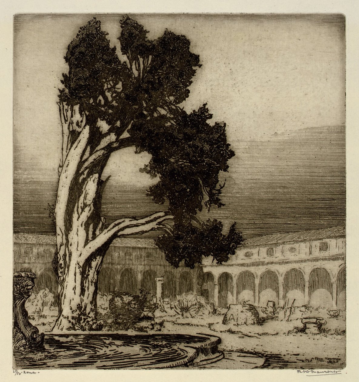 Michelangelos cypress, Rom av Fabio Mauroner
