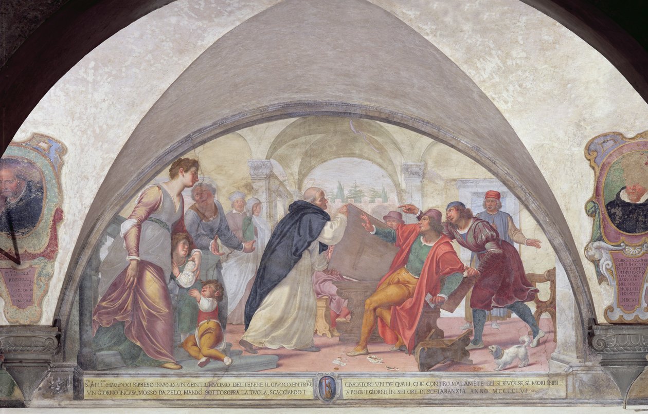 St. Anthony driver ut spelarna av Fabrizio Boschi