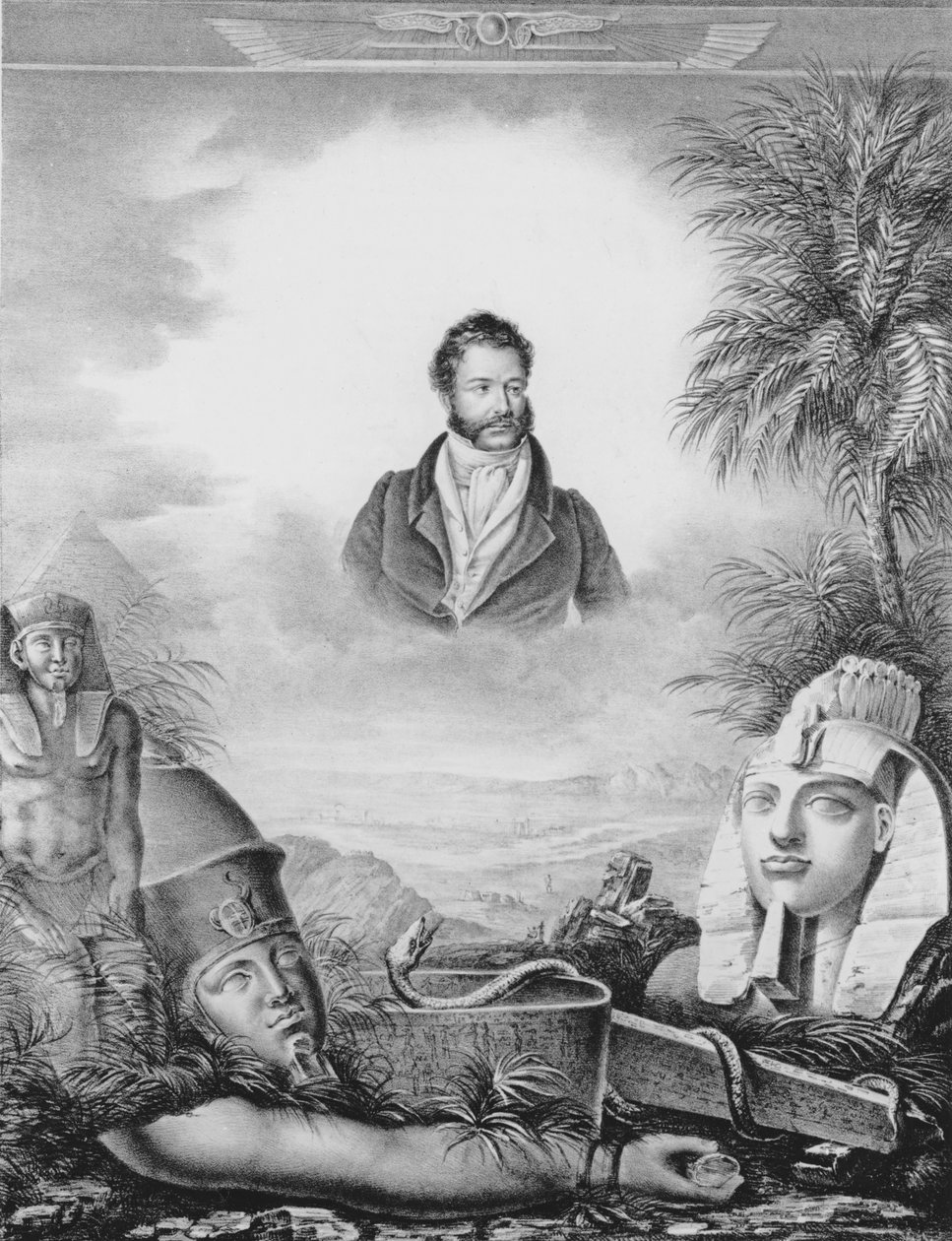 Porträtt av Giovanni Battista Belzoni (1778-1823) av Fabroni