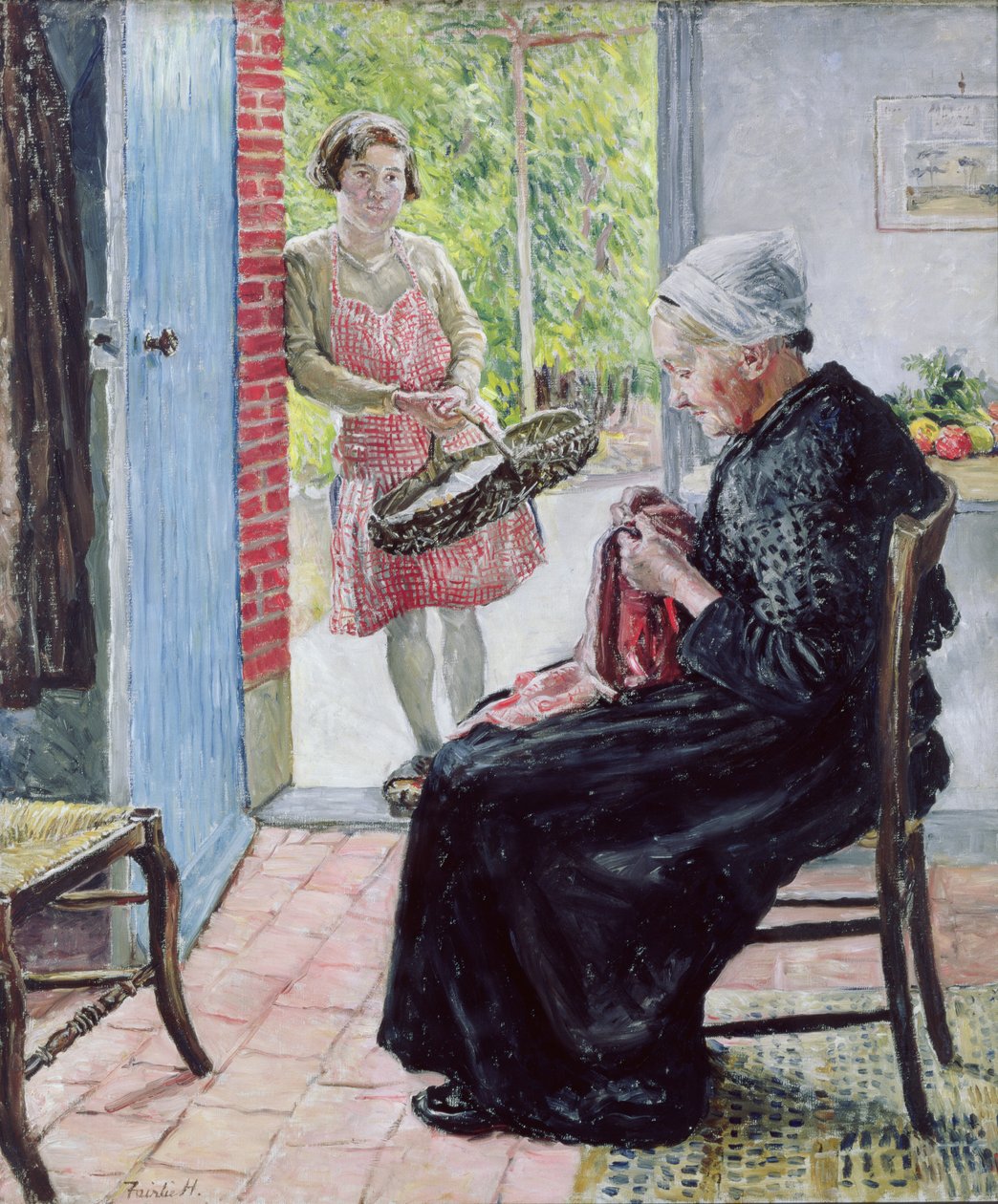 I stugan med halmtak, 1921 av Fairlie Harmar