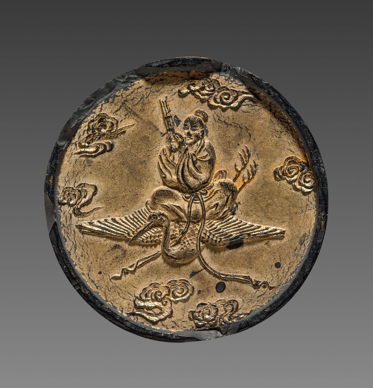 Bläckkaka med Wang Ziqiao, ca. 1600-1700-talet. av Fang Yulu
