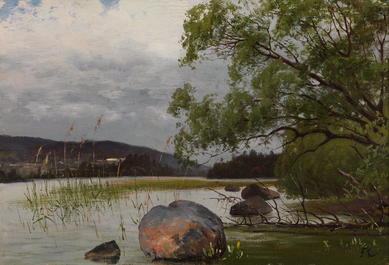 Strandlandskap av Fanny Churberg