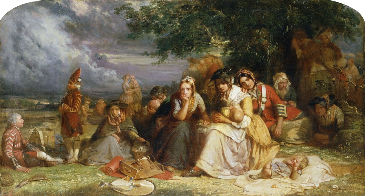 Efter slaget vid Prestonpans, 21 september 1745, 1849 av Fanny McIan