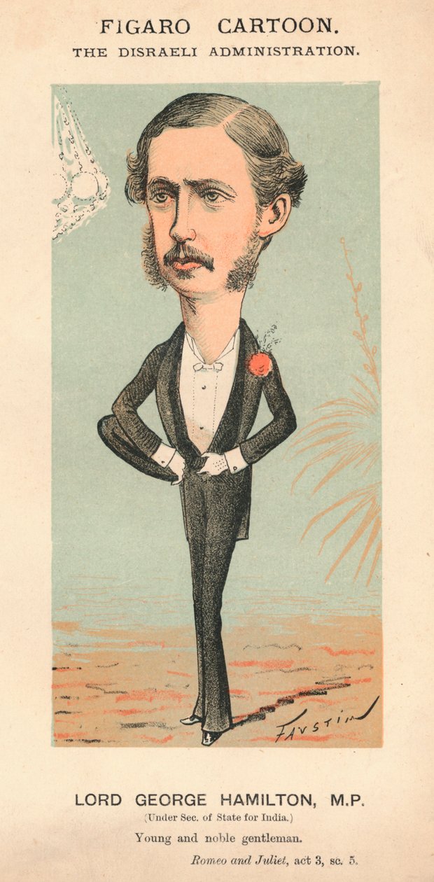 Lord George Hamilton, M.P., c1870 av Faustin