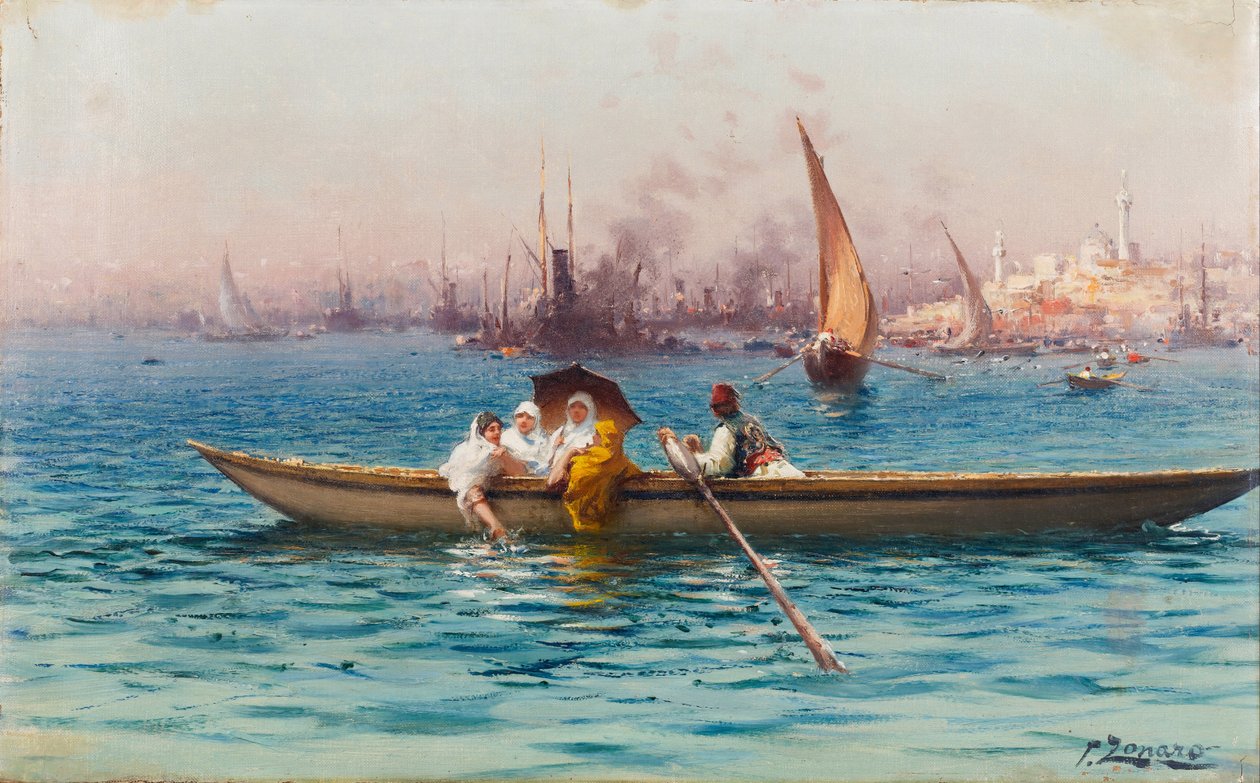 Nöjen på Caique av Fausto Zonaro