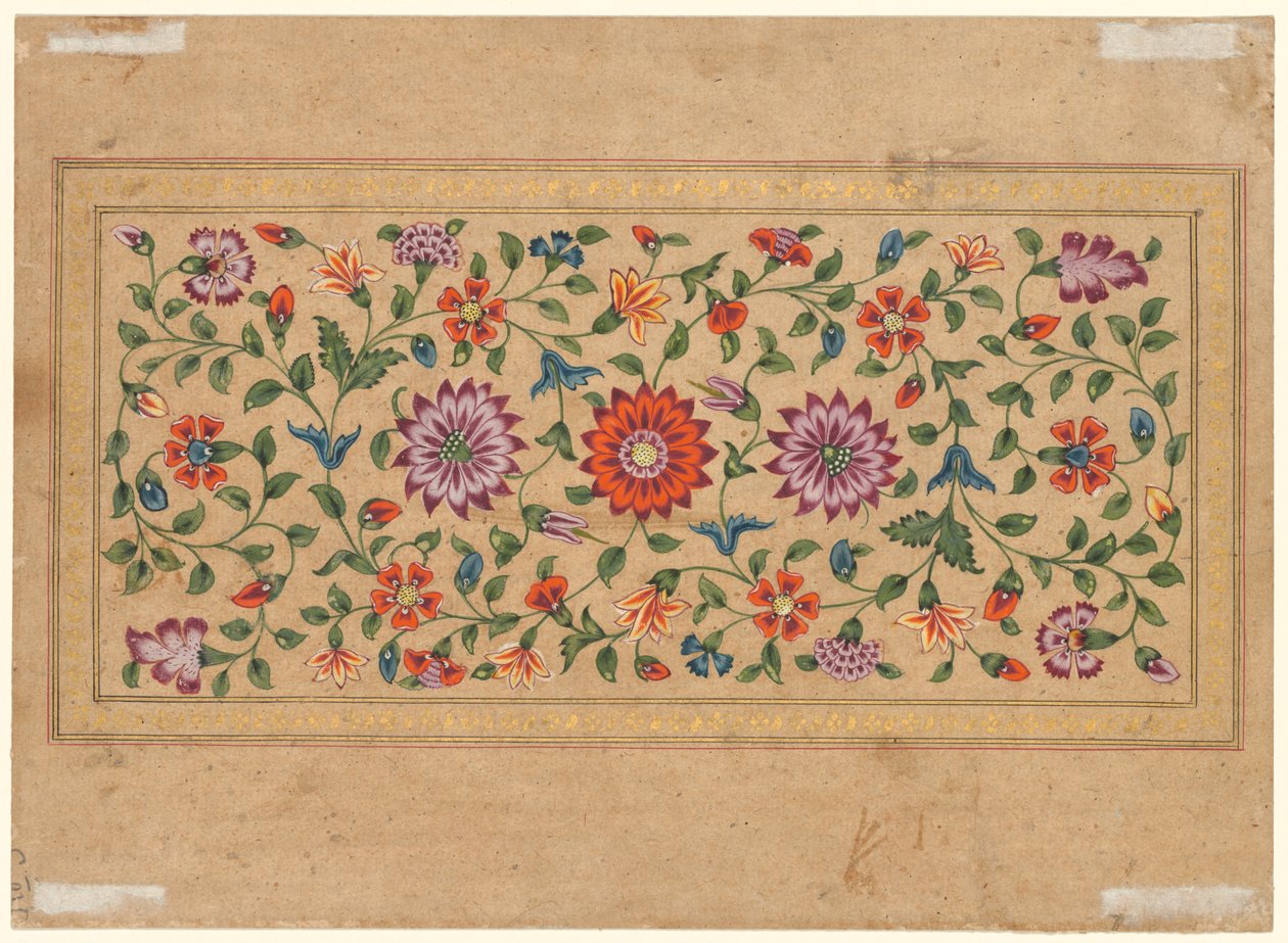 Scrolling Floral Vines, 1755. av Fayzullah