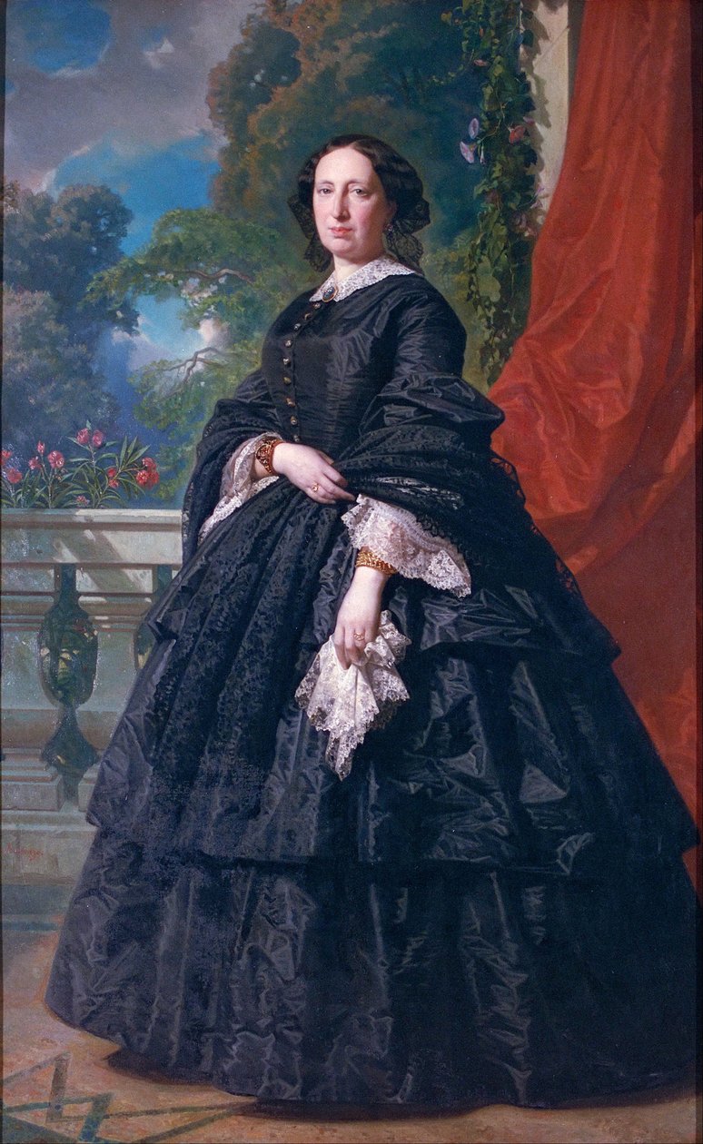Porträtt av Carlota Quintana Badia av Federico de Madrazo y Kuntz