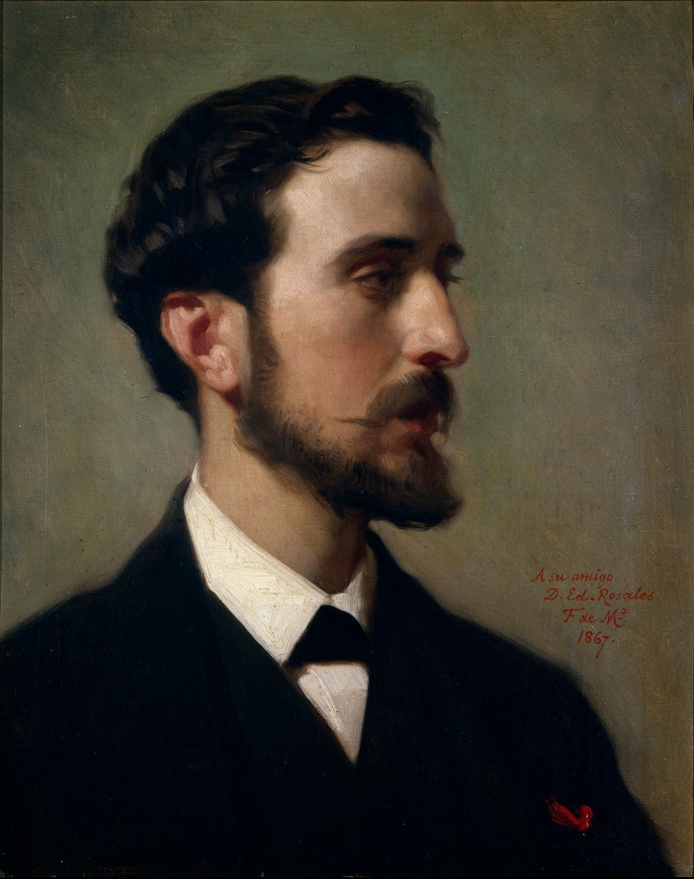 Spanska: Målaren Eduardo Rosales av Federico de Madrazo y Kuntz