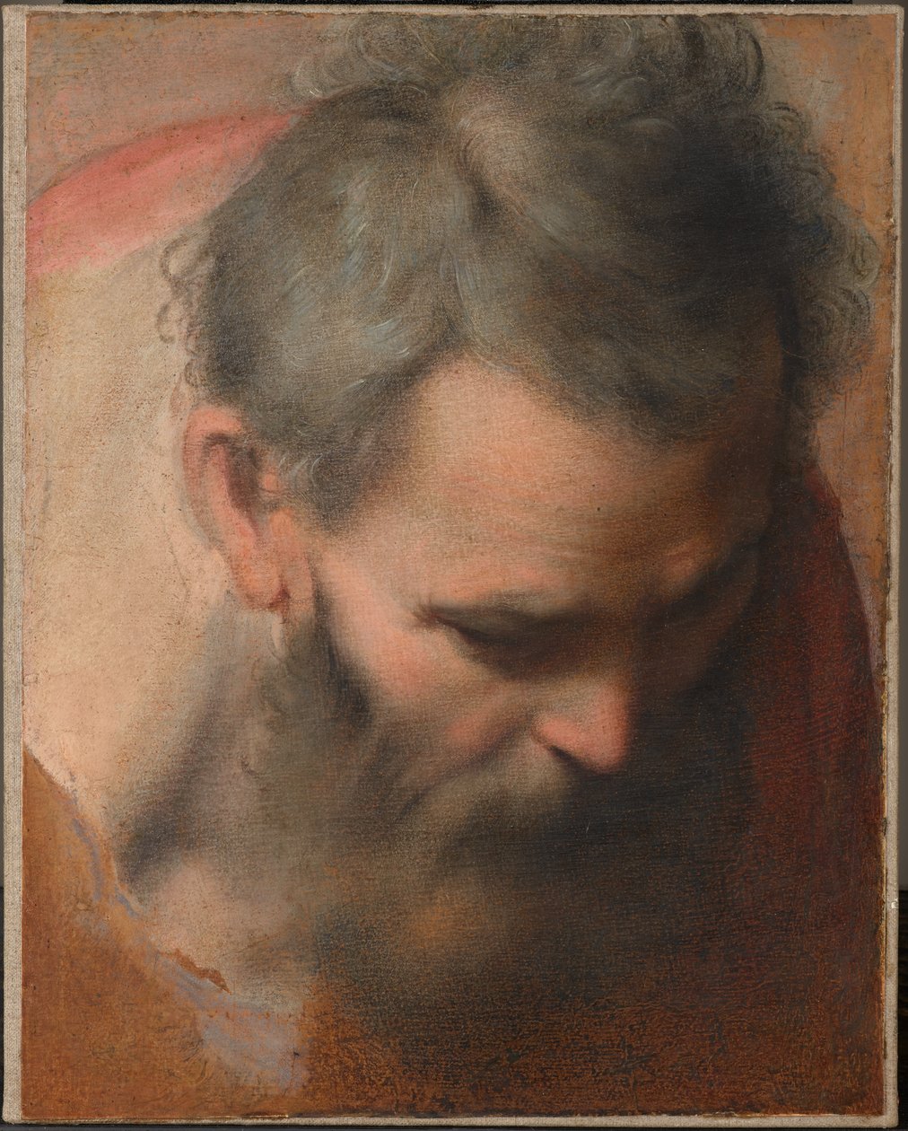 Huvudstudie av Sankt Josef av Federico Barocci