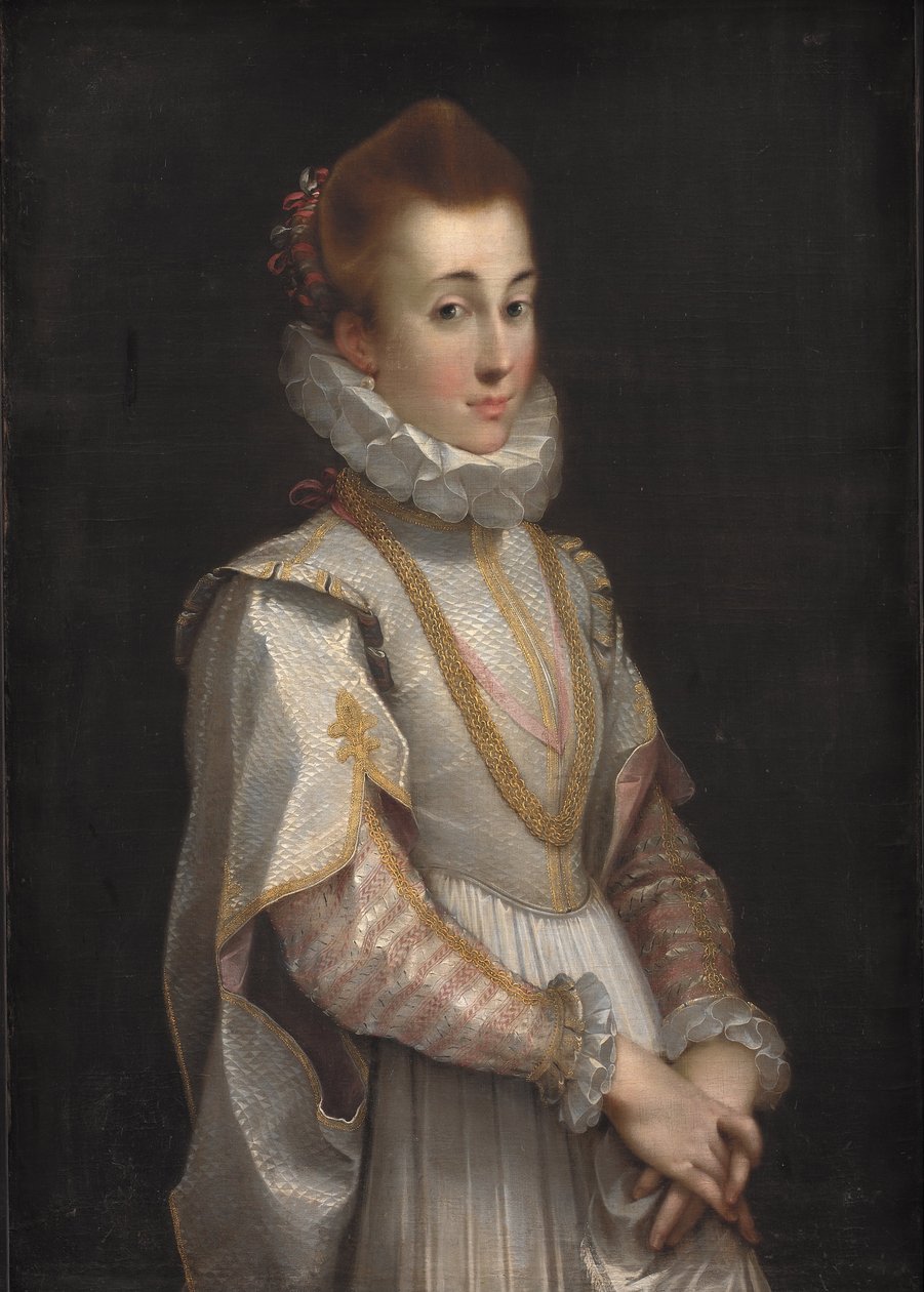 Porträtt av en ung dam av Federico Barocci