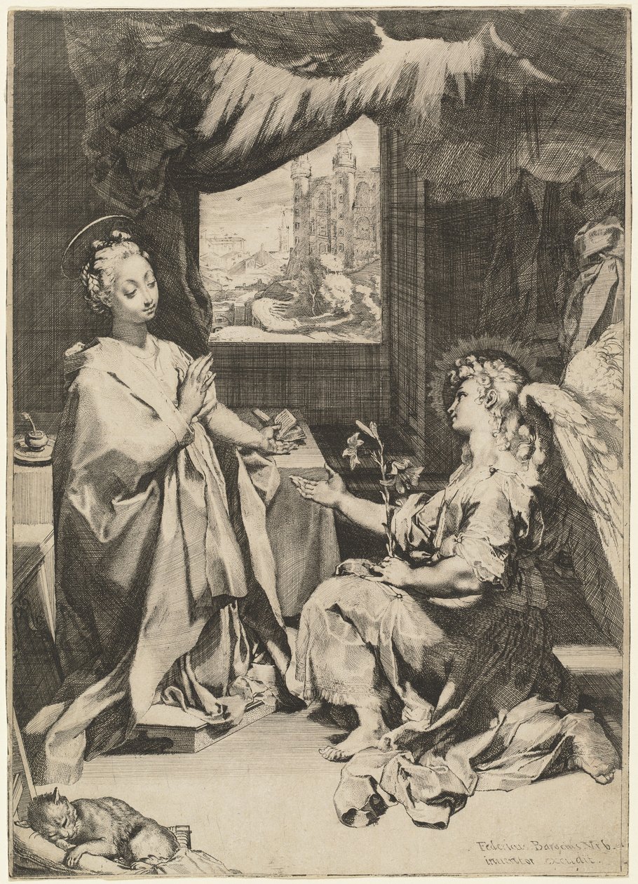 Bebådelsen av Federico Barocci