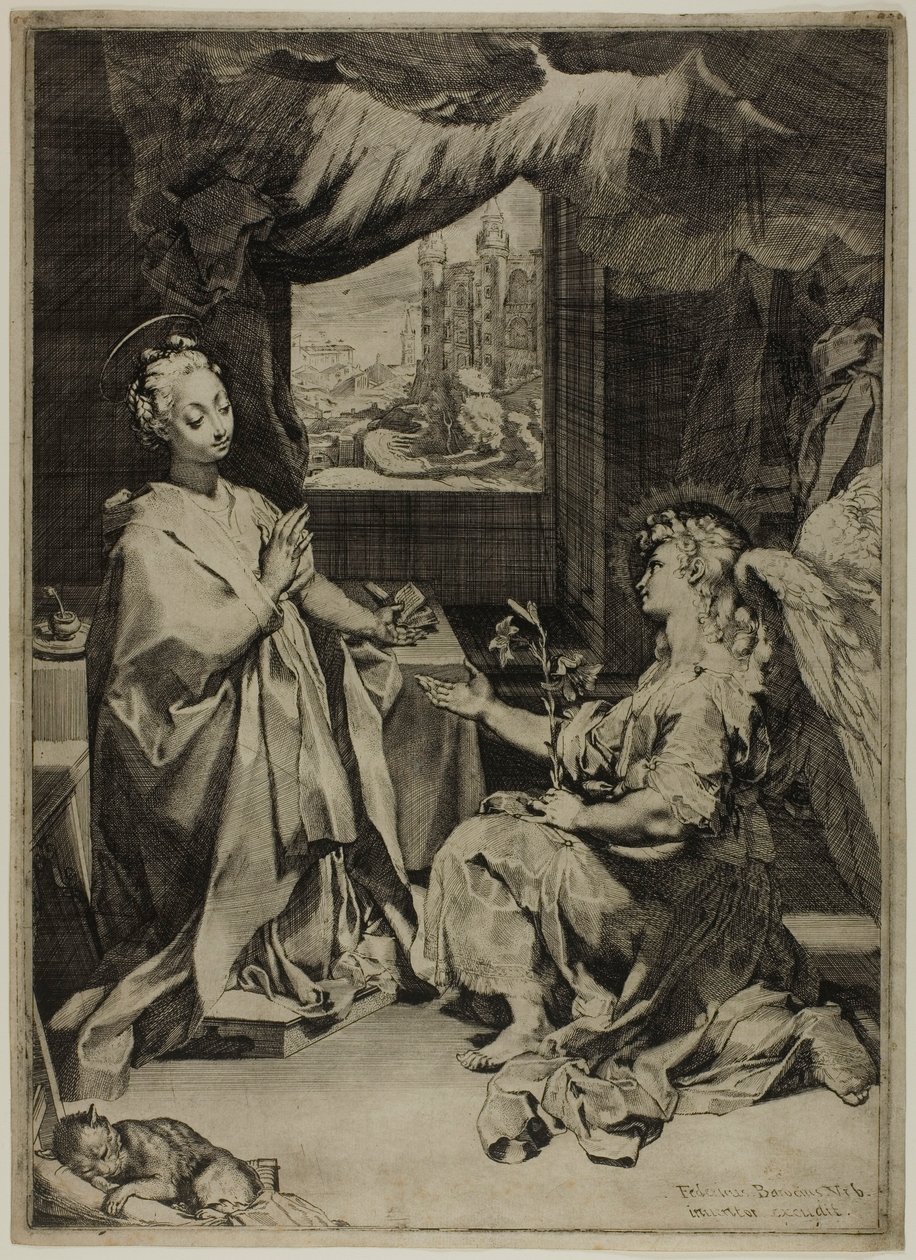 Bebådelsen av Federico Barocci