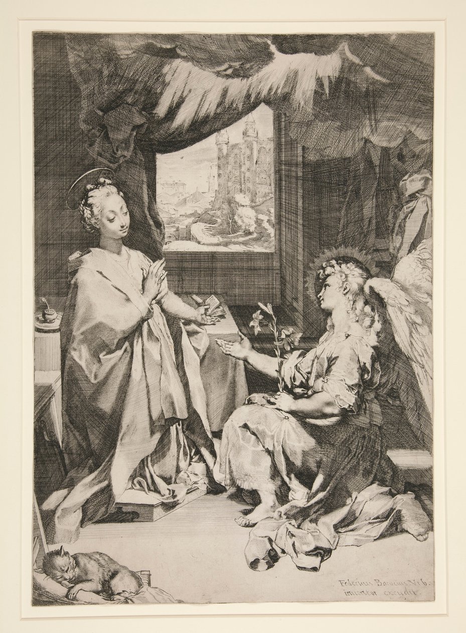 Bebådelsen av Federico Barocci