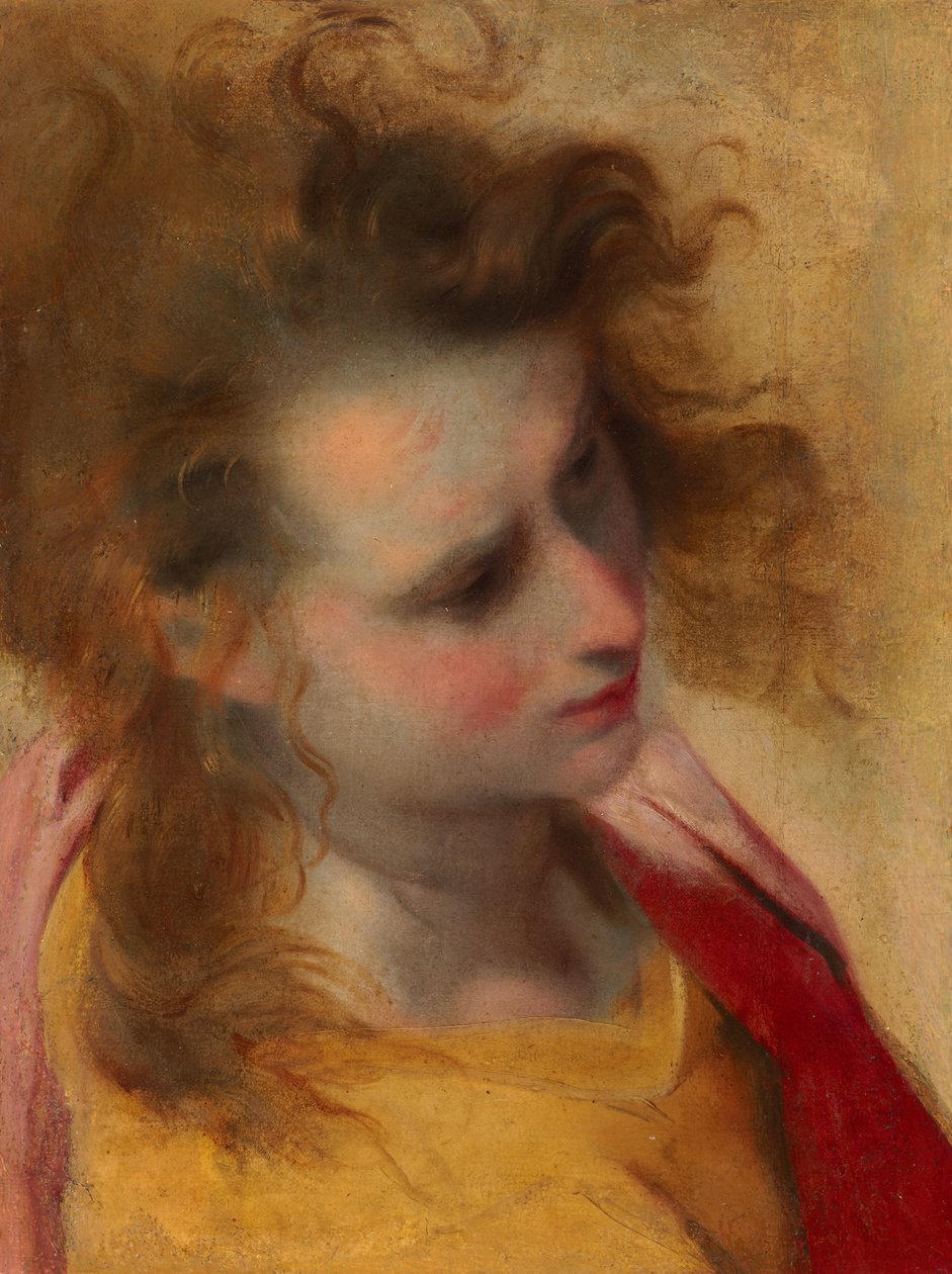 Huvudet av Johannes evangelisten av Federico Barocci