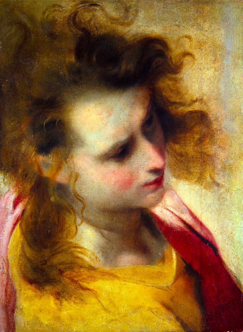 Avsättningen: Skiss till altartavlan i Urbino av S:t Johannes (olja på papper eller duk) av Federico Fiori Barocci or Baroccio