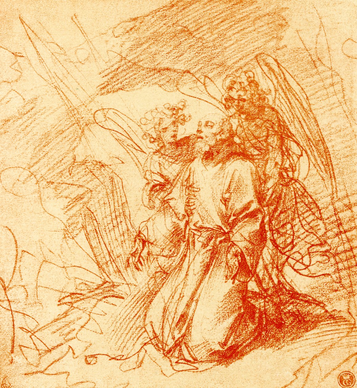 St Francis i extas av Federico Panza