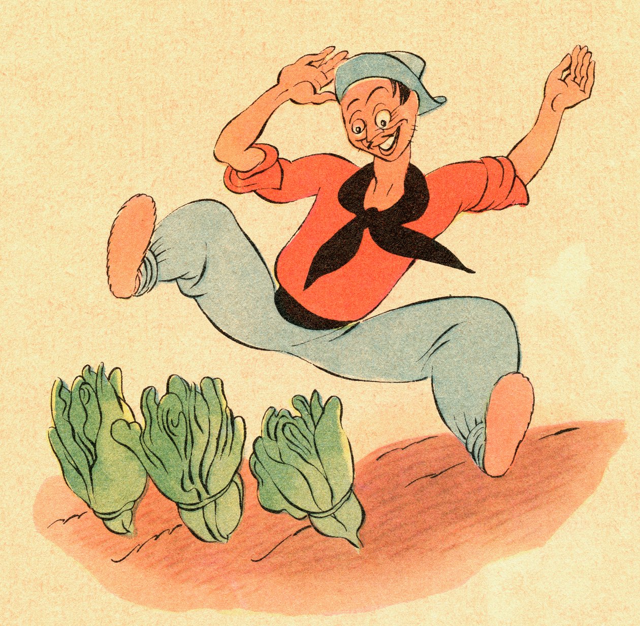Färgillustration av Federico Ribas Montenegro (tryck) av Federico Ribas Montenegro