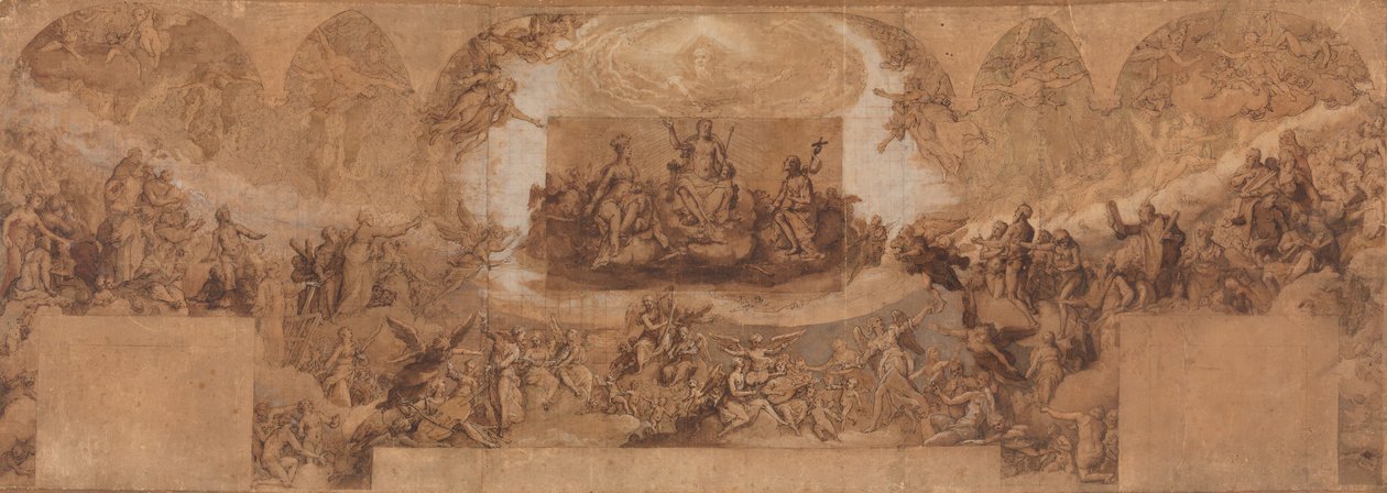 Paradiset, 1565-77. av Federico Zuccaro
