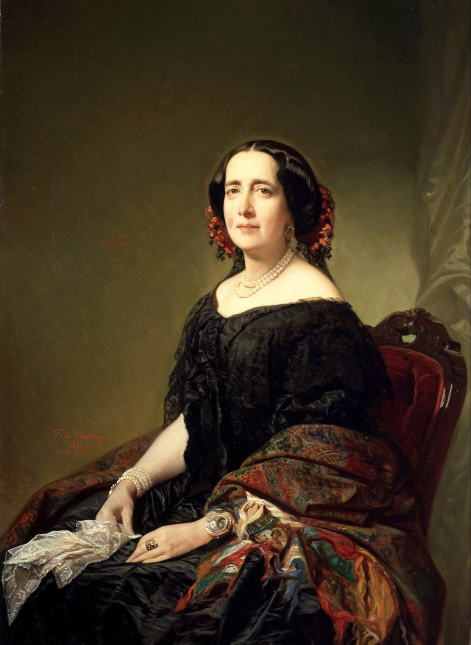 Gertrudis Gómez de Avellaneda av Federico de Madrazo y Kuntz