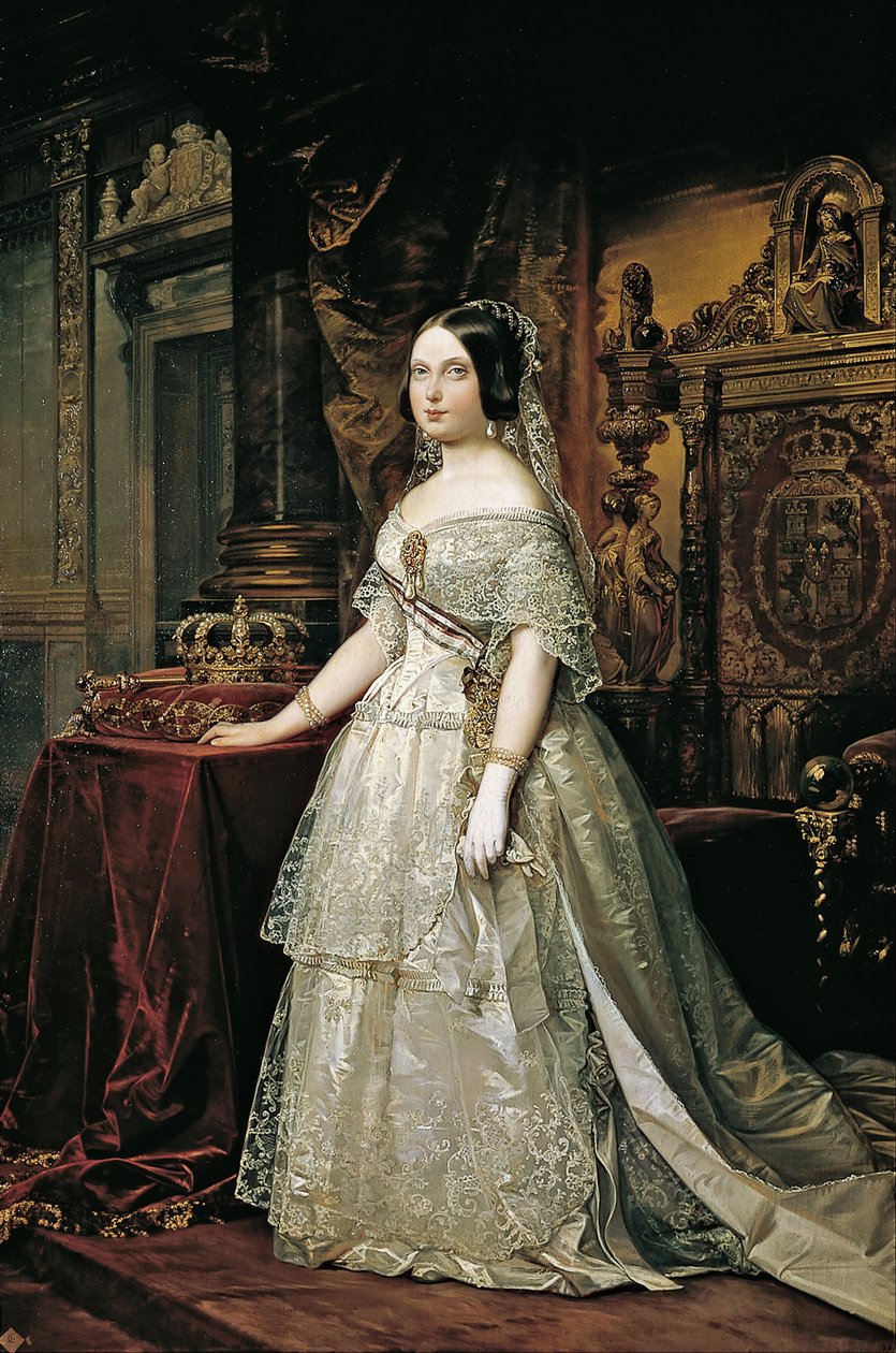 Isabella II av Spanien av Federico de Madrazo y Kuntz