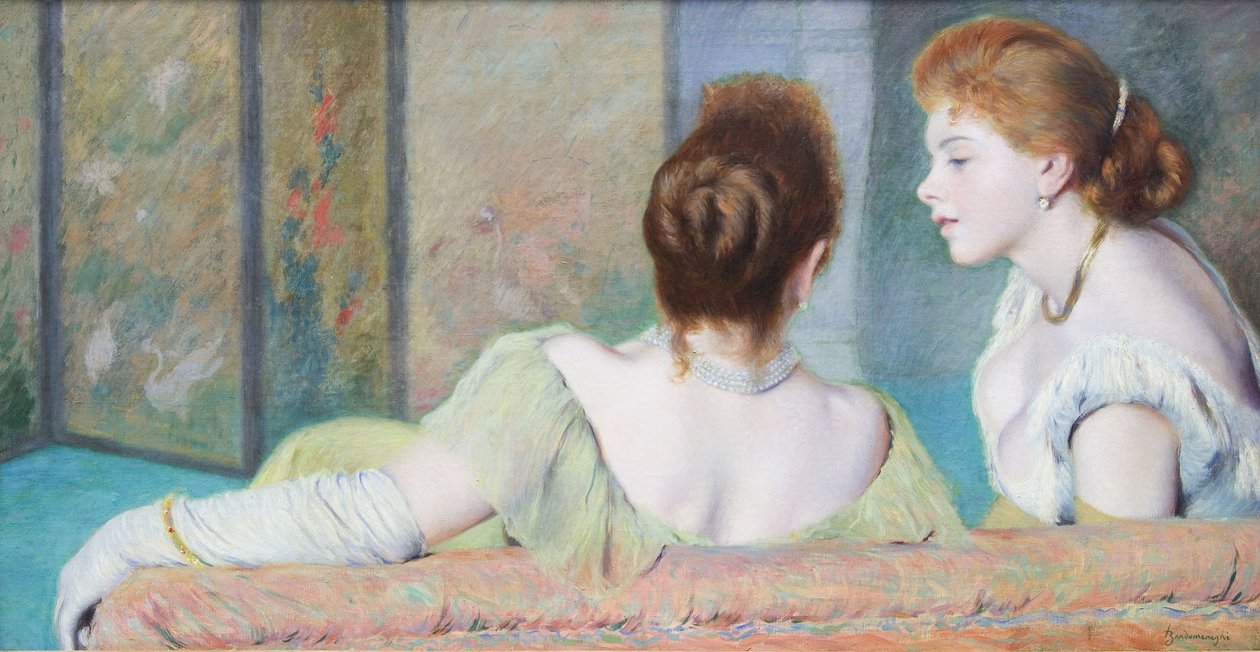I soffan, ca. 1886-1890. av Federigo Zandomeneghi