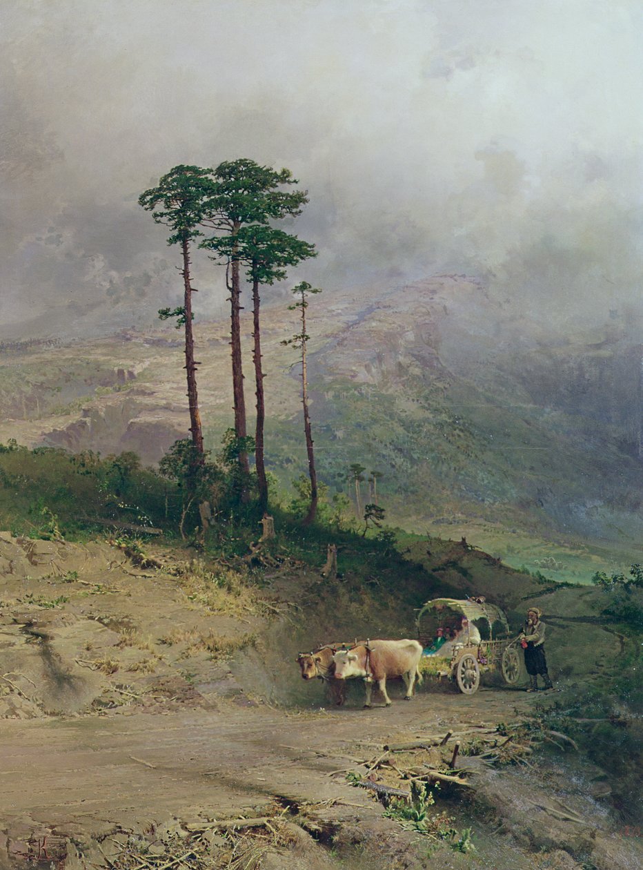 I Krimbergen, 1873 av Fedor Aleksandrovich Vasiliev