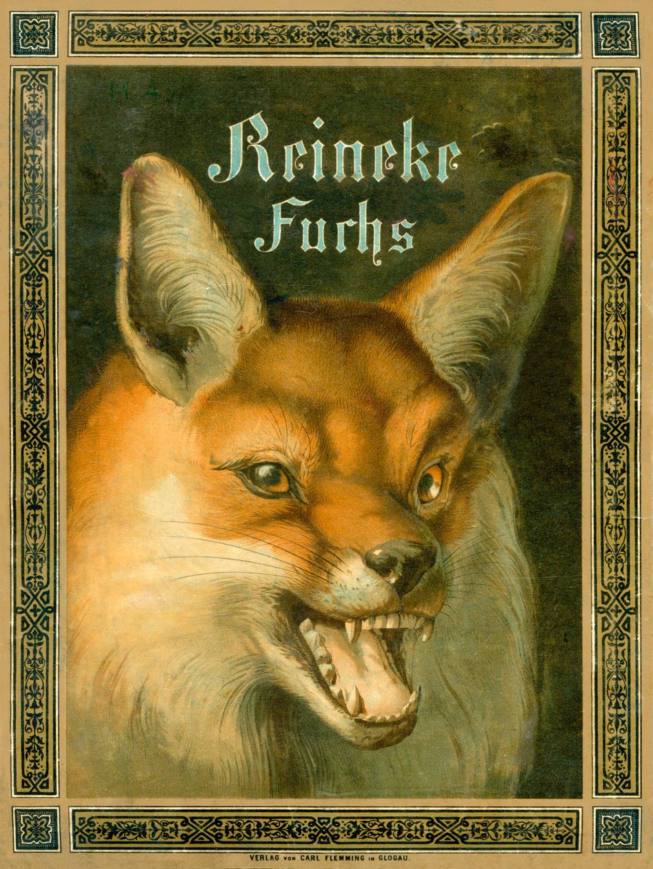 Framsidan av Reynard the Fox, eller "Reineke Fuchs" av Fedor Alexis Flinzer